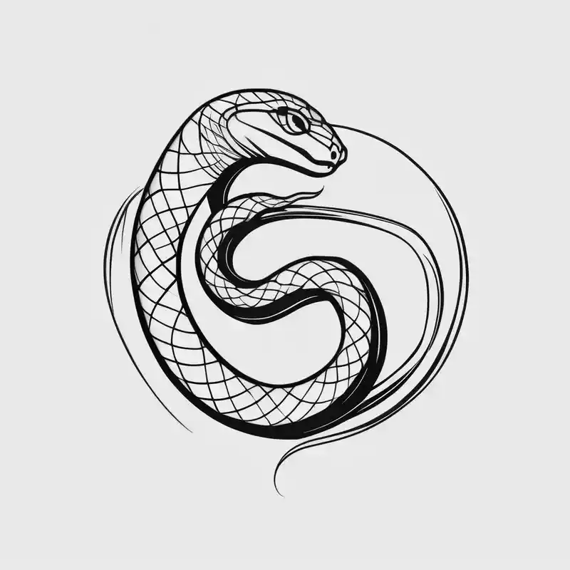 minimalist style 2025年のスネークタトゥーの意味 about Create a simple minimalist snake tattoo that’s feminine and fine line glitter tattoo and Create a simple minimalist snake tattoo that’s feminine and fine line glitter tattoo